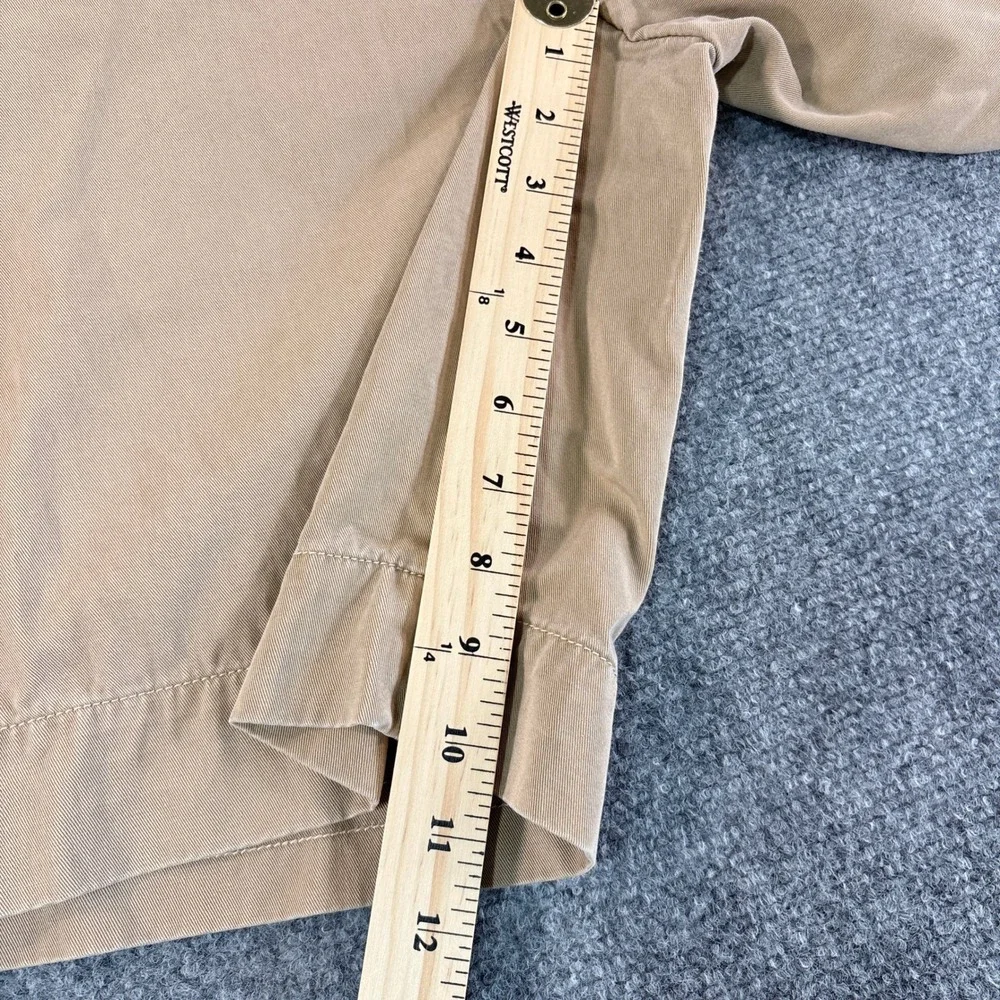 Polo Ralph Lauren Mens Tan Khaki Chino Shorts 33 Cotton Twill Casual Classic